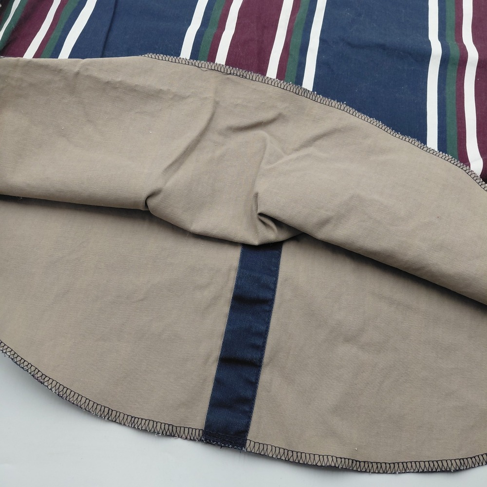 Wrangler Western Shirt Mens 2XL Pearl Snap Long Sleeve Striped Navy 
Brushpopper - Picture 8 of 8